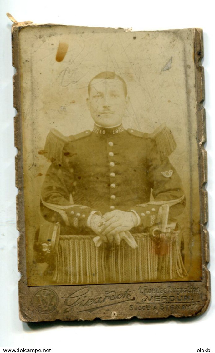 Photo 1 Personne En Uniforme ( Photographe Girardot à Verdun Et Stenay ) - War, Military