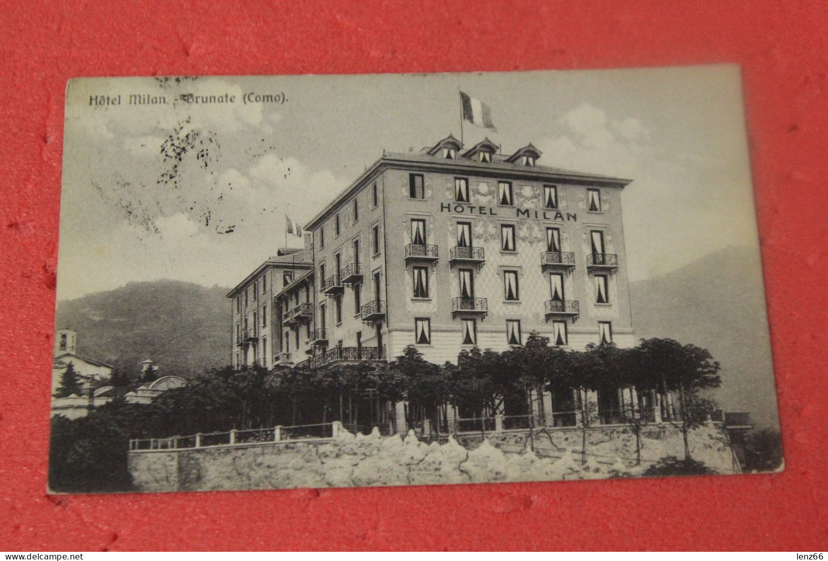 Lago Di Como Brunate Hotel Milan 1911 Ed. Brunner - Como