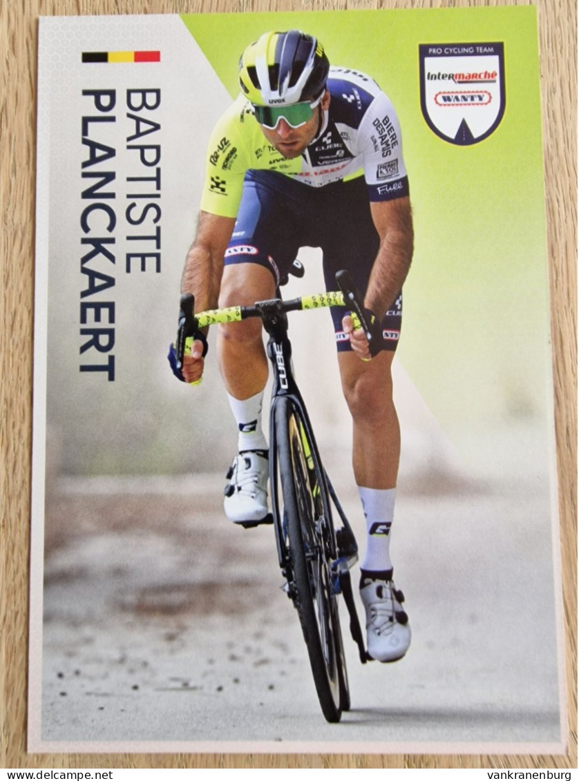 Card Baptiste Planckaert - Team Intermarche-Wanty - 2024 - Cycling - Cyclisme - Ciclismo - Wielrennen - Ciclismo