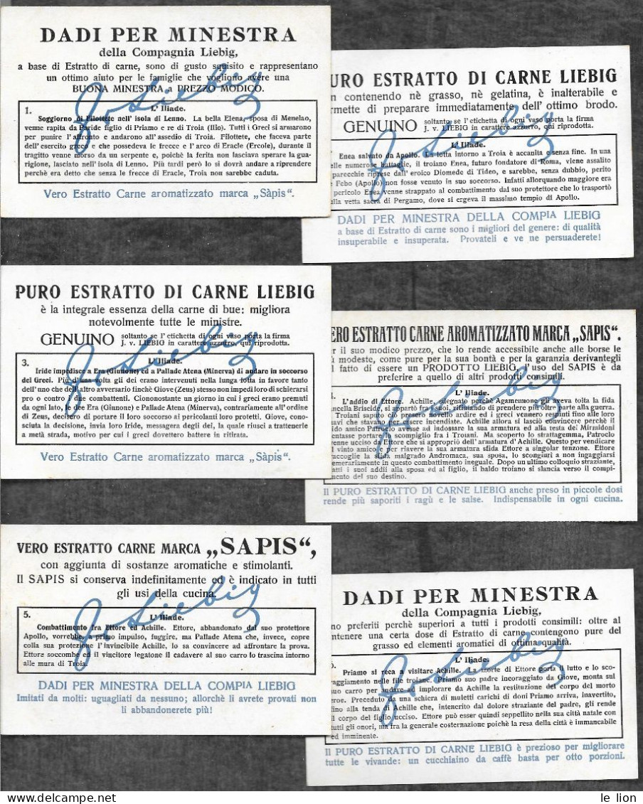 Serie Liebig ITALIANA S1196 L'Iliade - 1927 - OTTIMO STATO - Liebig