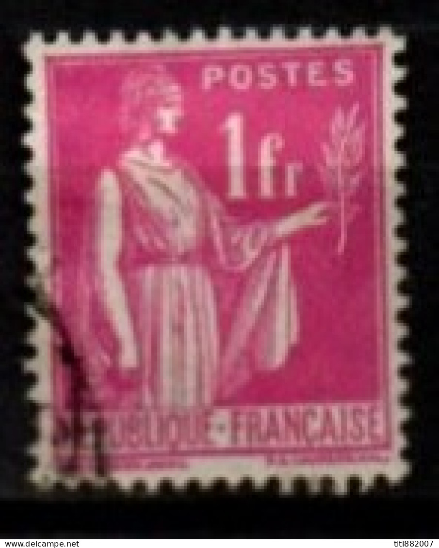 FRANCE    -   1937 .   Y&T N° 369 Oblitéré - 1932-39 Paz