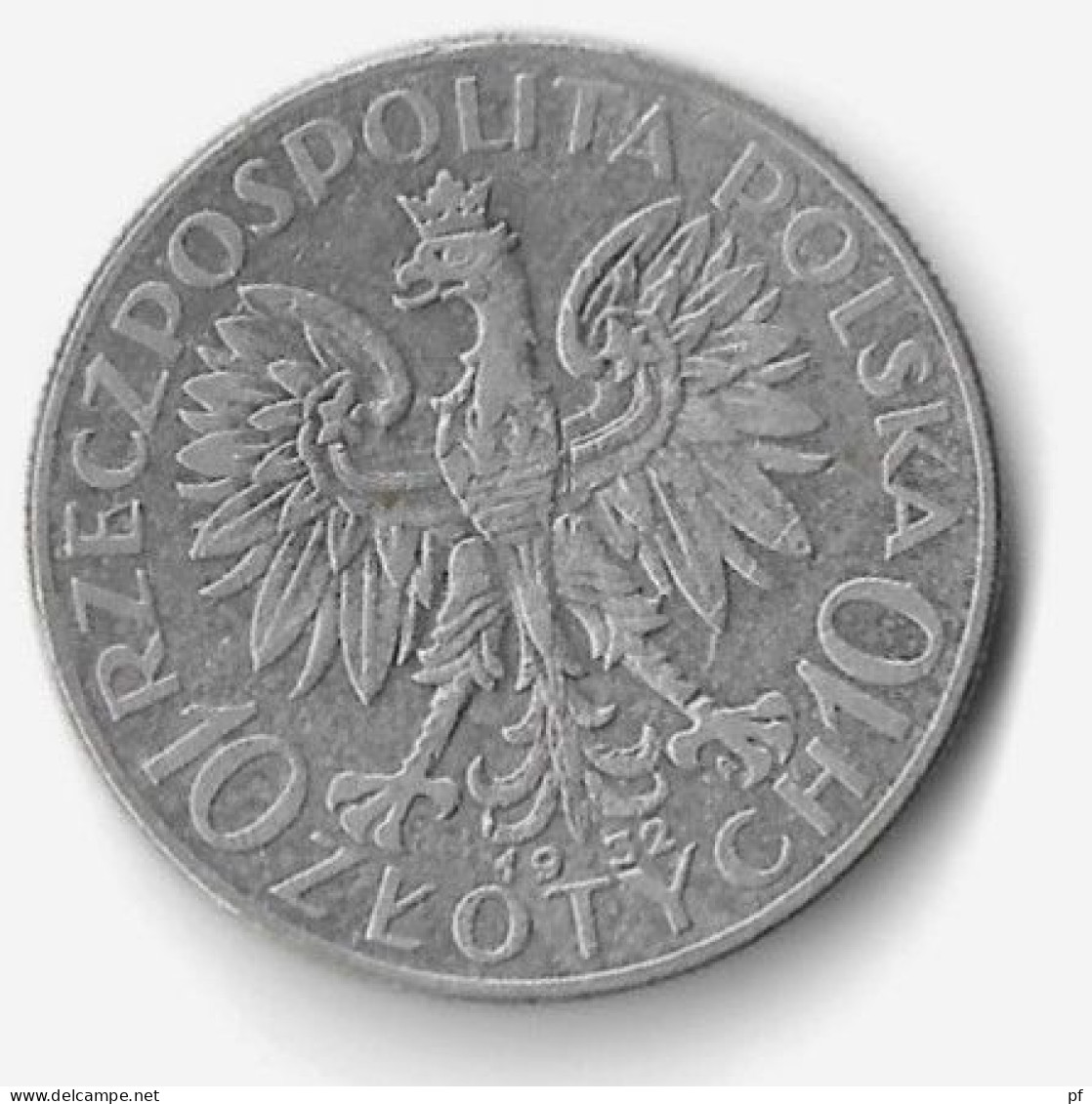10 Zlotych 1932 (Ag) - Polen