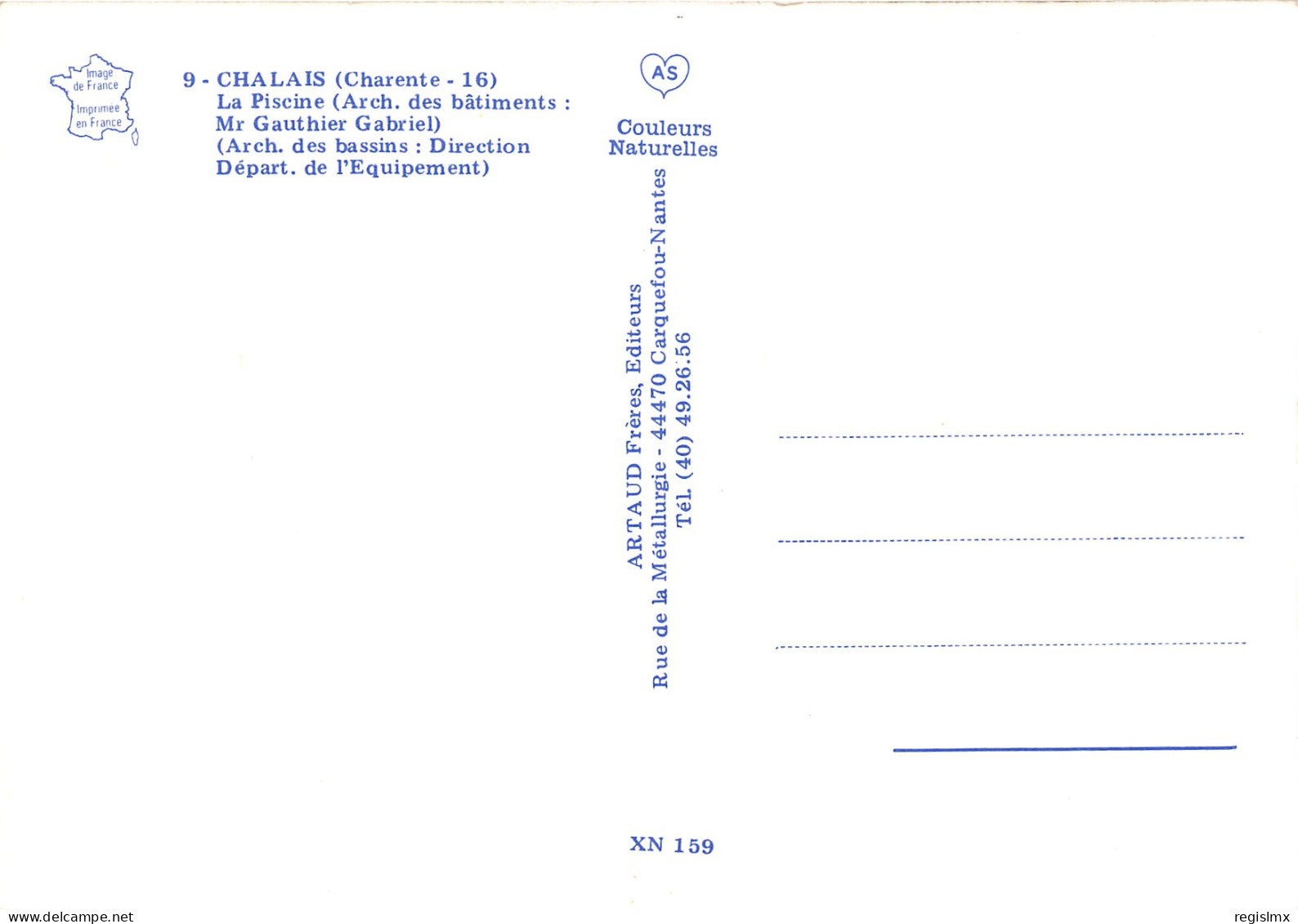16-CHALAIS-N°1008-B/0049 - Other & Unclassified