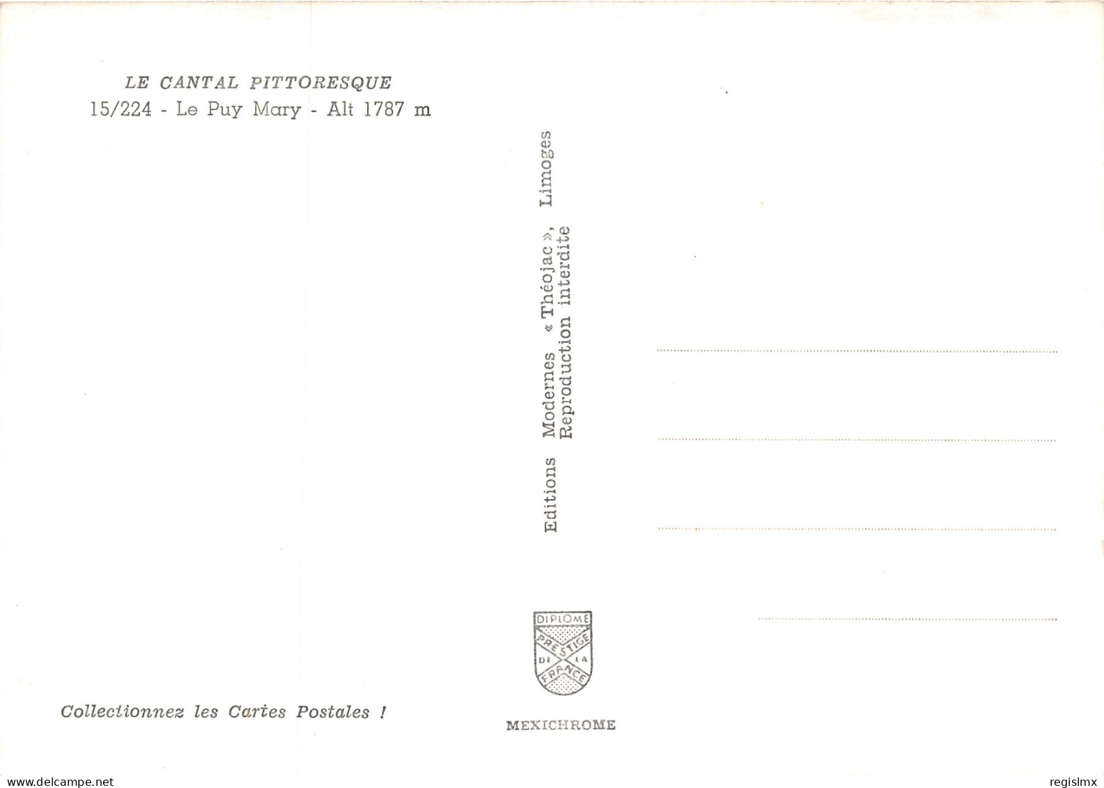 15-LE PUY MARY-N°1007-E/0355 - Other & Unclassified