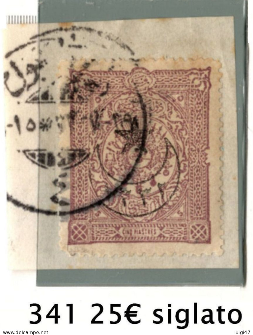 1916 - Impero Ottomano - N° 341 - Usados