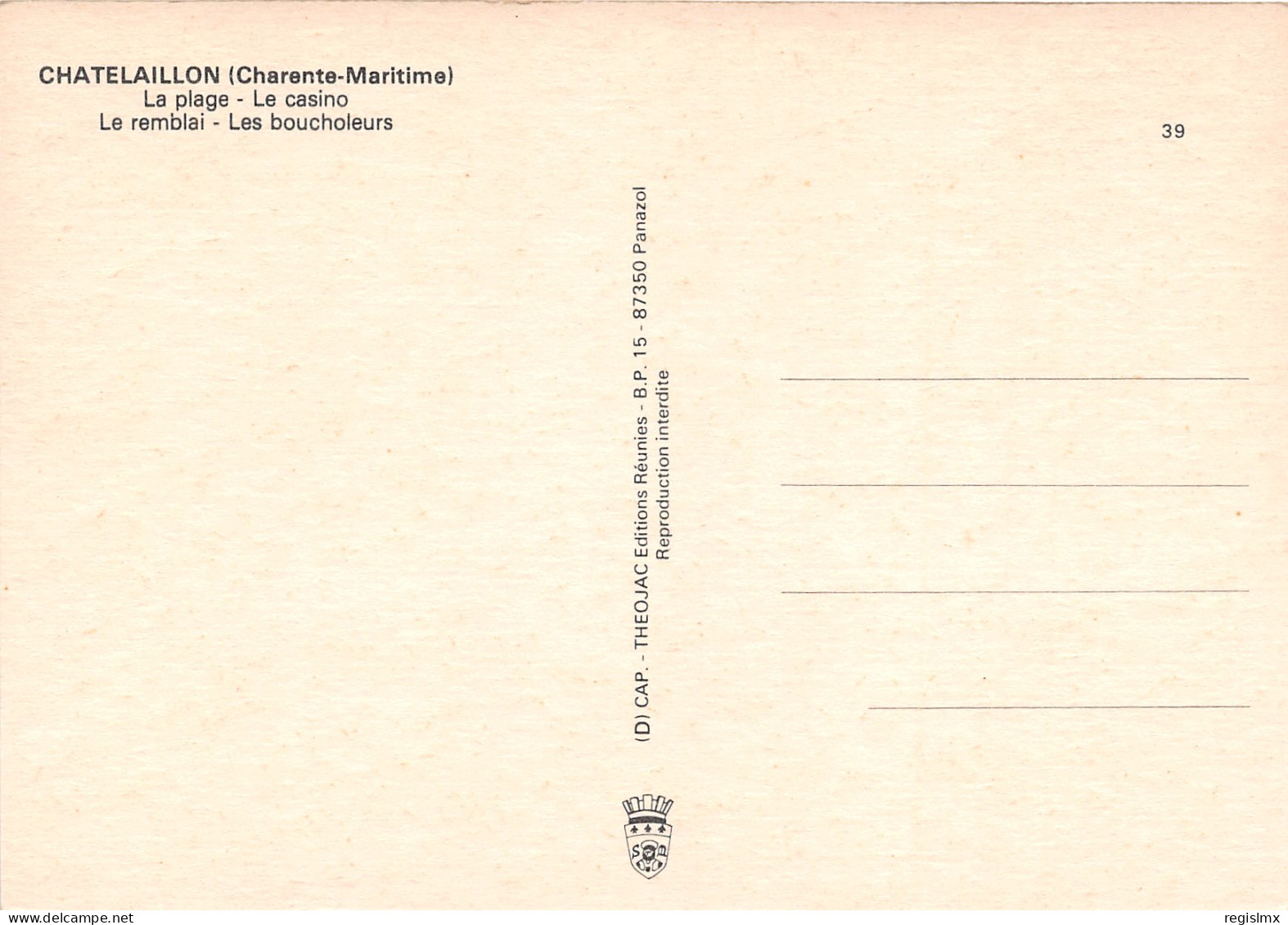 17-CHATELAILLON-N°1008-D/0277 - Châtelaillon-Plage