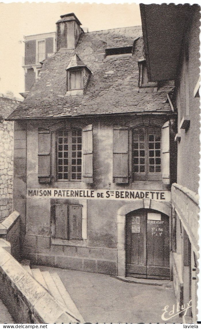 65 LOURDES - Maison Paternelle De Sainte Bernadette Soubirous - Circulée 1959 - Lourdes