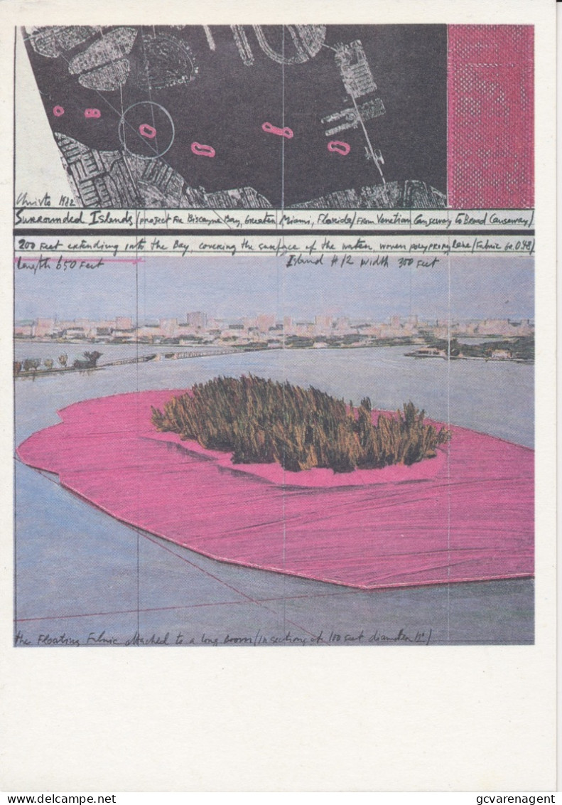 CHRISTO.   SURROUNDED ISLANDS  PROJECT FOR BISCAYNE.      ZIE AFBEELDINGEN - Andere & Zonder Classificatie