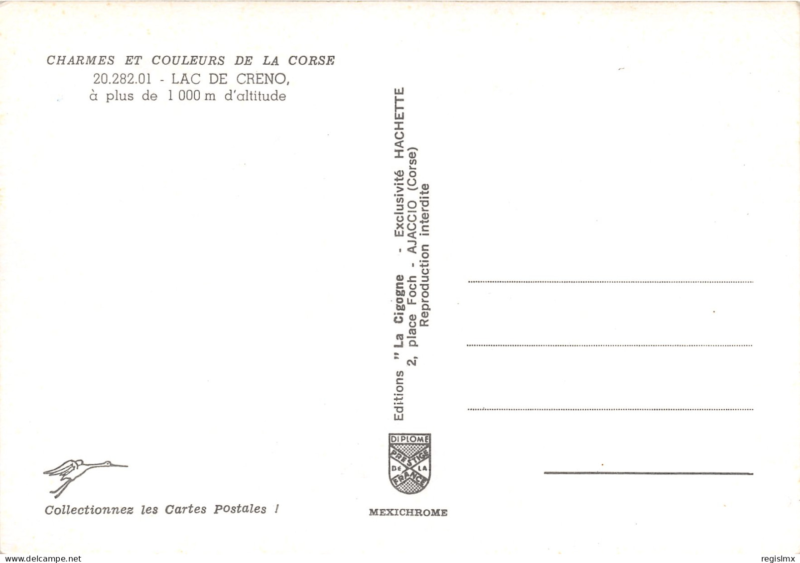 20-LAC DE CRENO-N°1009-C/0153 - Other & Unclassified