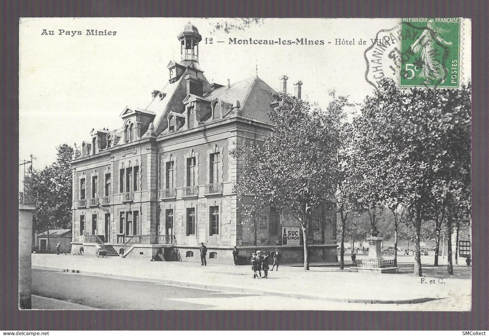 Montceau Les Mines, Hotel De Ville (A17p33) - Montceau Les Mines