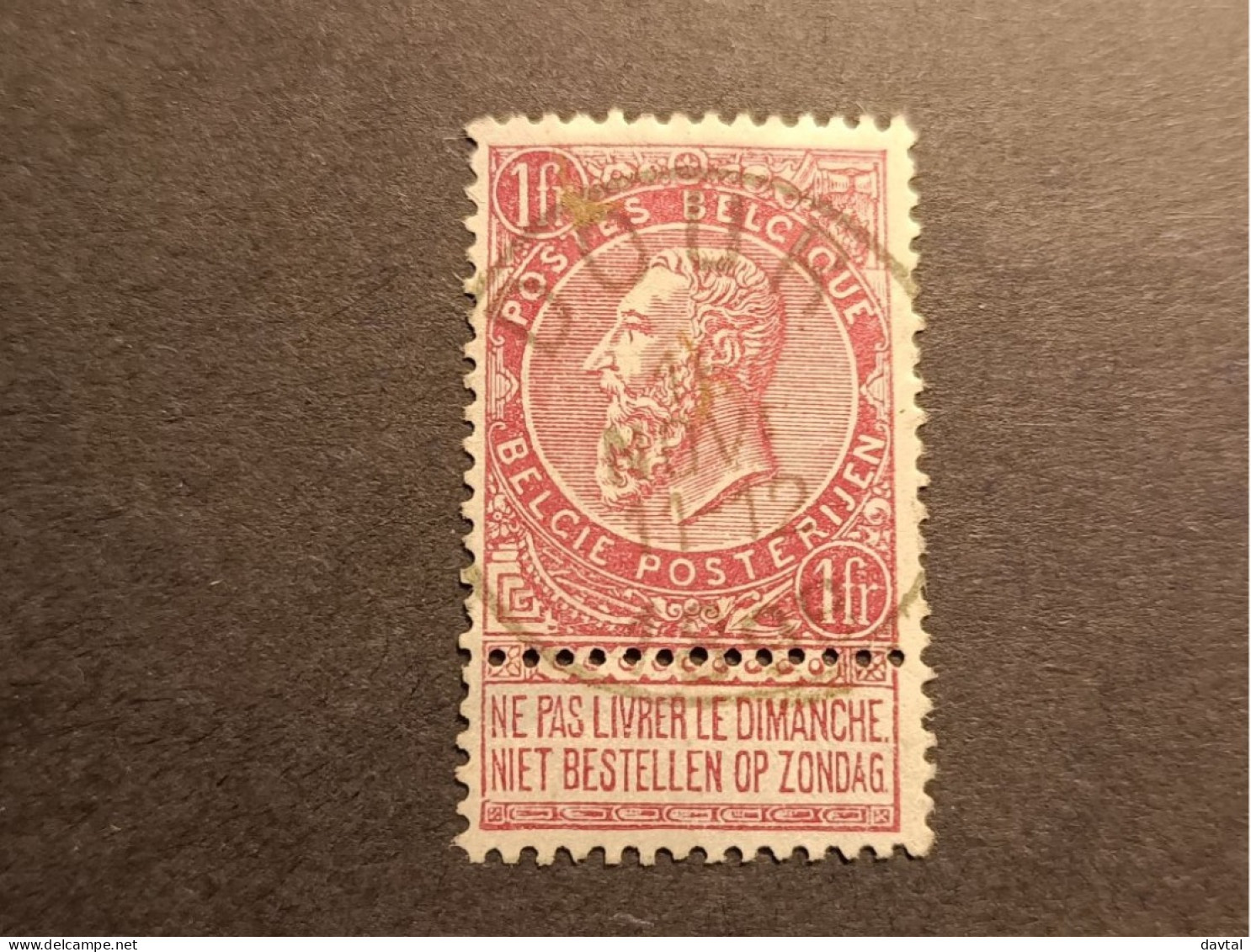 N 64  Afst./Obl.  " DOEL "  Luxe !!! - 1893-1900 Fine Barbe