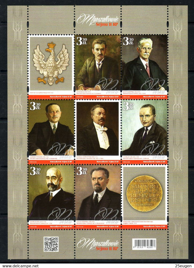 POLAND 2020 Michel No Bl.302   MNH - Nuovi