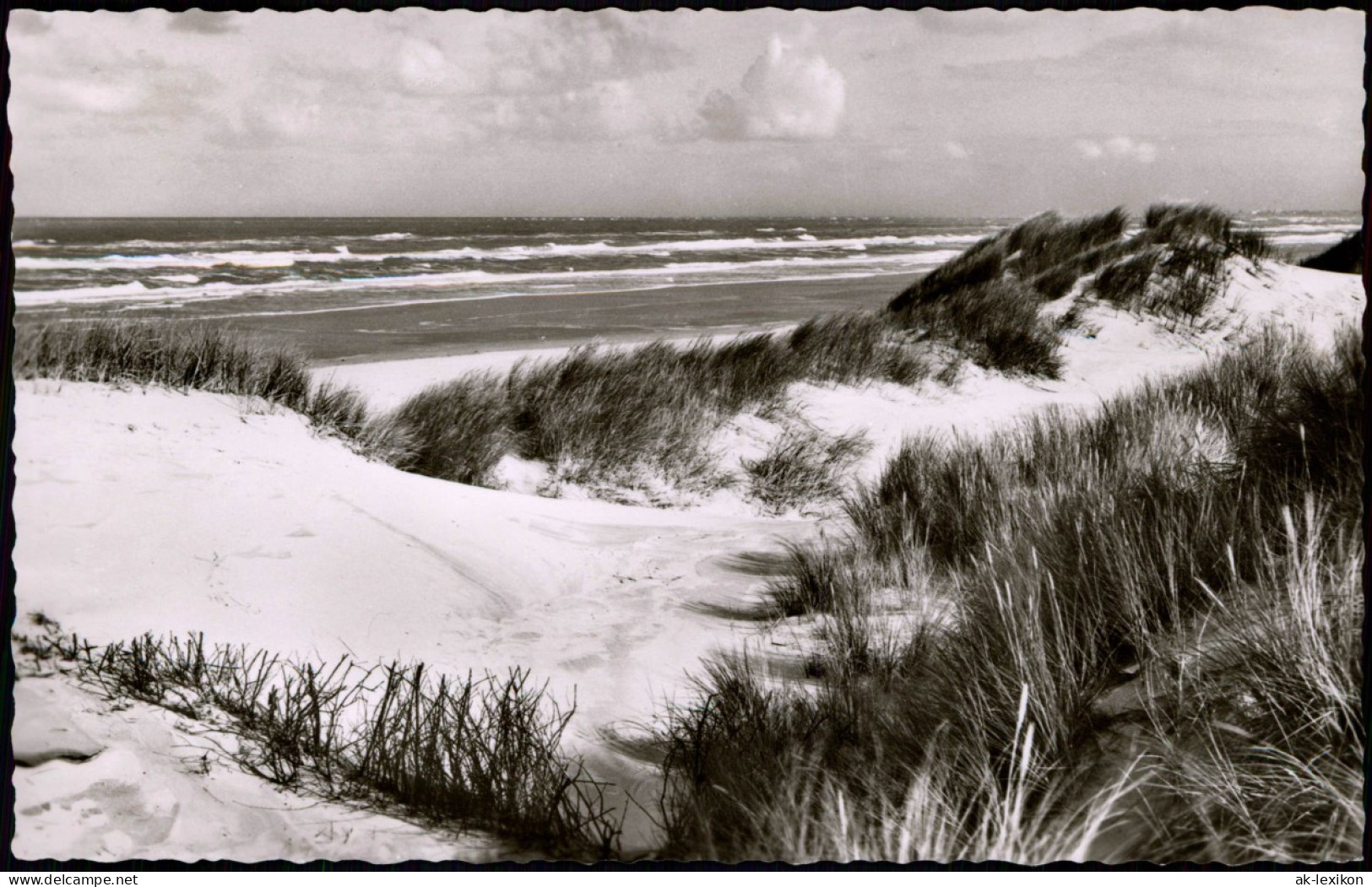 Ansichtskarte Juist See, Sand - Sonne - Fotokarte 1961 - Juist