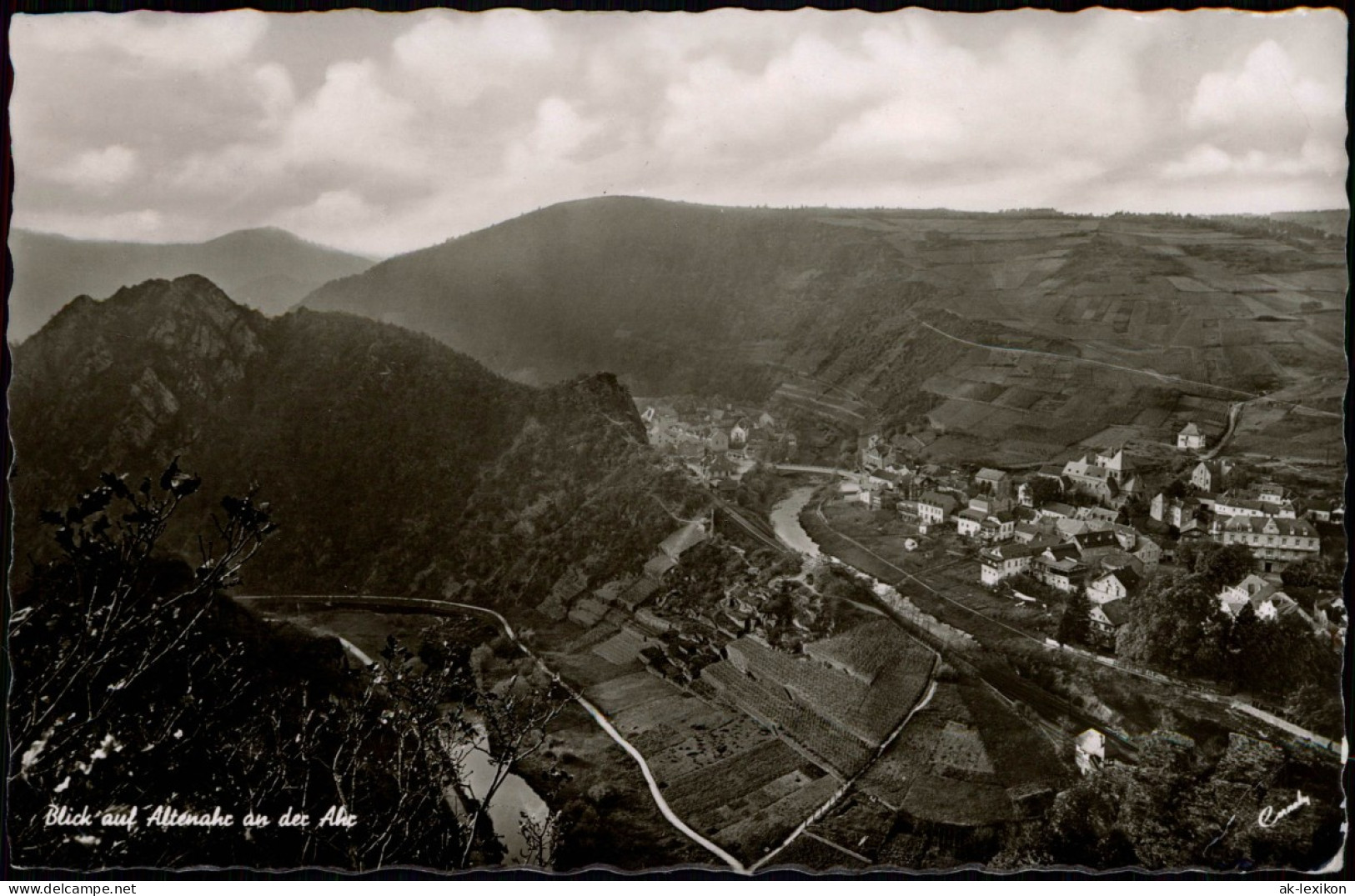 Ansichtskarte Altenahr Bahn-Hotel, Stadt - Fotokarte 1953 - Altri & Non Classificati