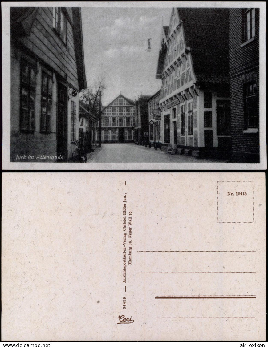 Ansichtskarte Jork Altländer Fachwerkhäuser 1940 - Other & Unclassified