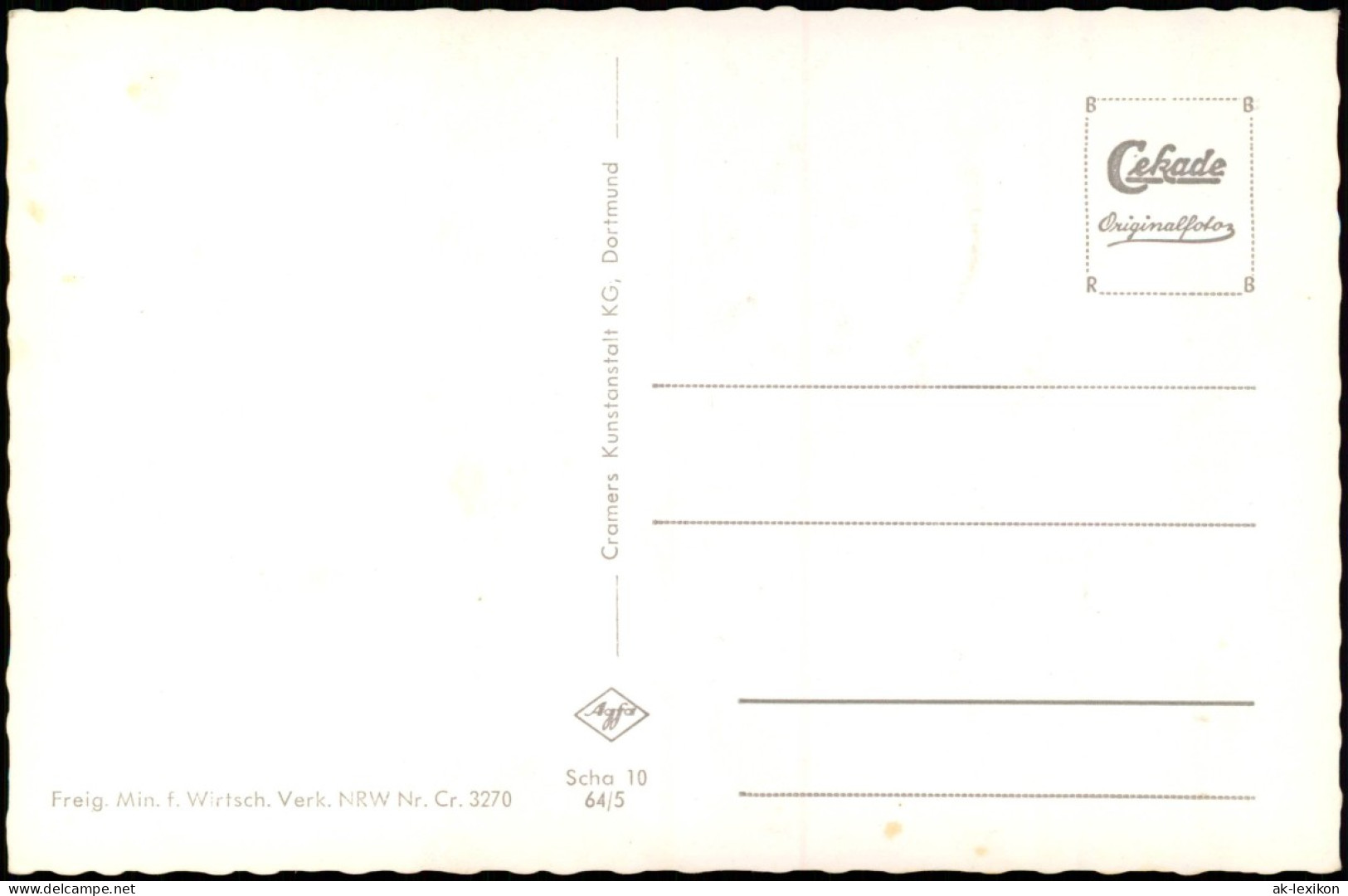 Ansichtskarte Schalkenmehren Luftbild Stadt Und Maar 1964 - Otros & Sin Clasificación