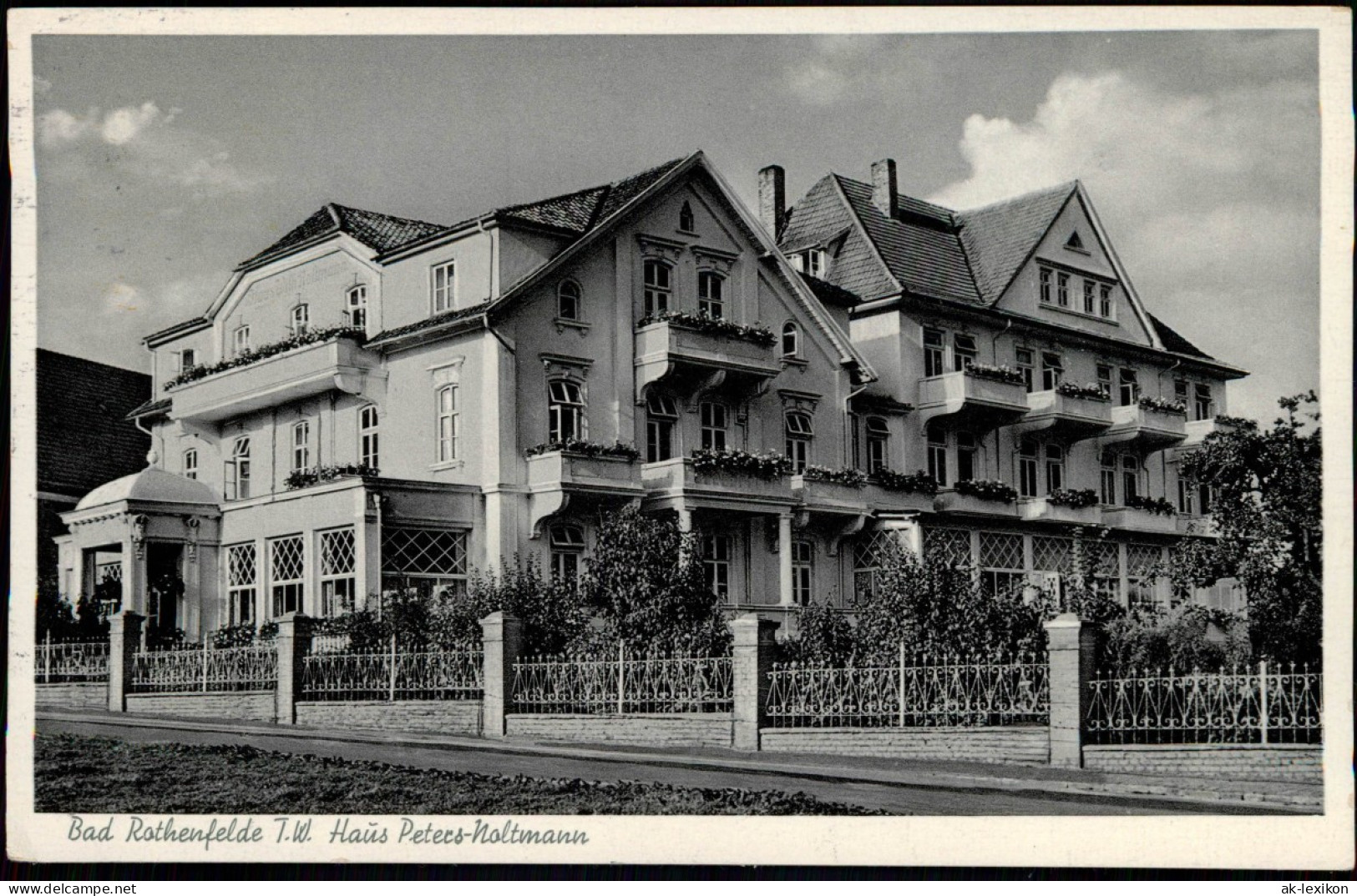 Ansichtskarte Bad Rothenfelde T.W. Haus Peters-Noltmann 551955 - Bad Rothenfelde