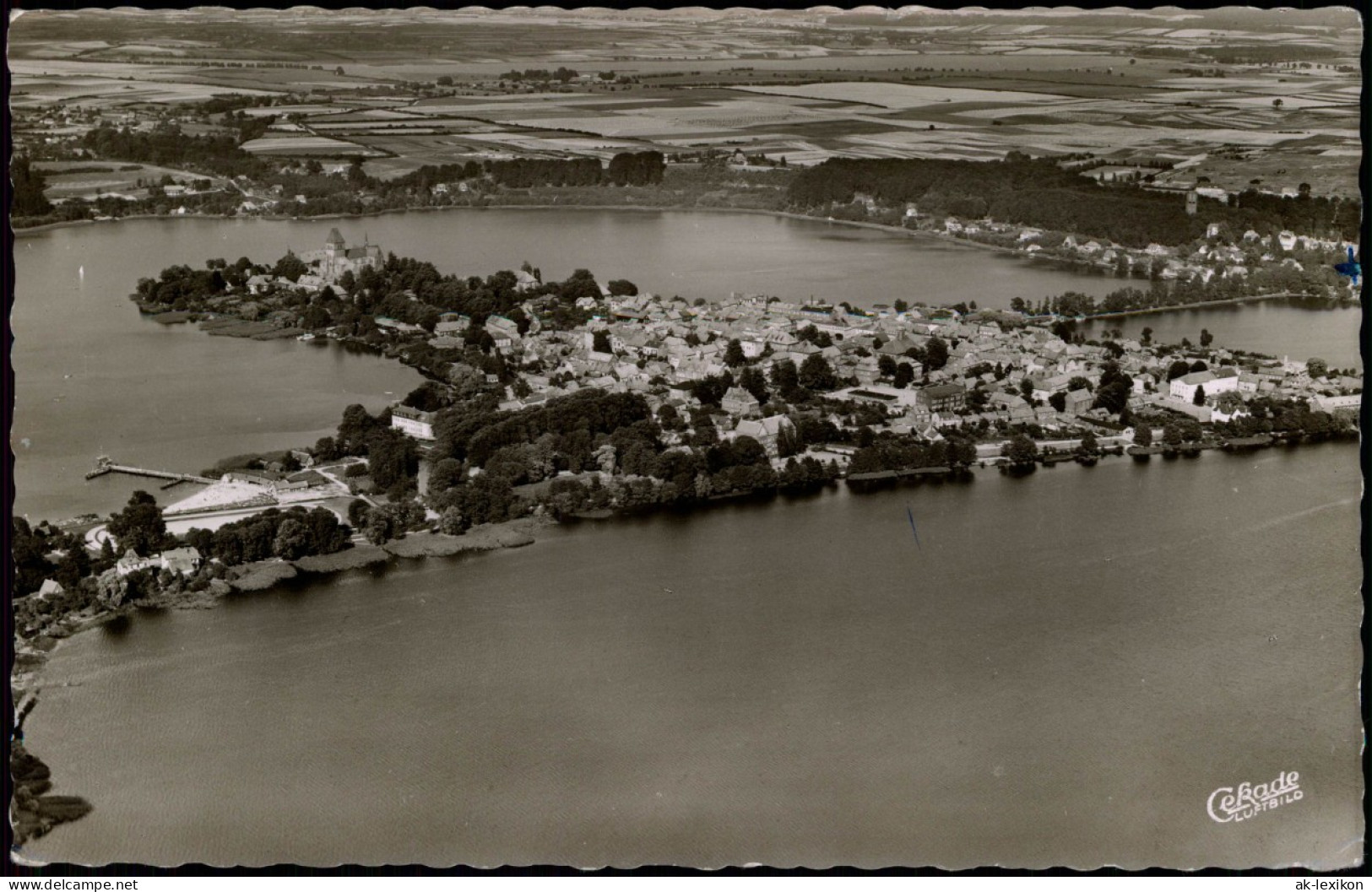 Ansichtskarte Ratzeburg Luftbild, Fliegeraufnahme Aus Großer Höhe 1957 - Other & Unclassified