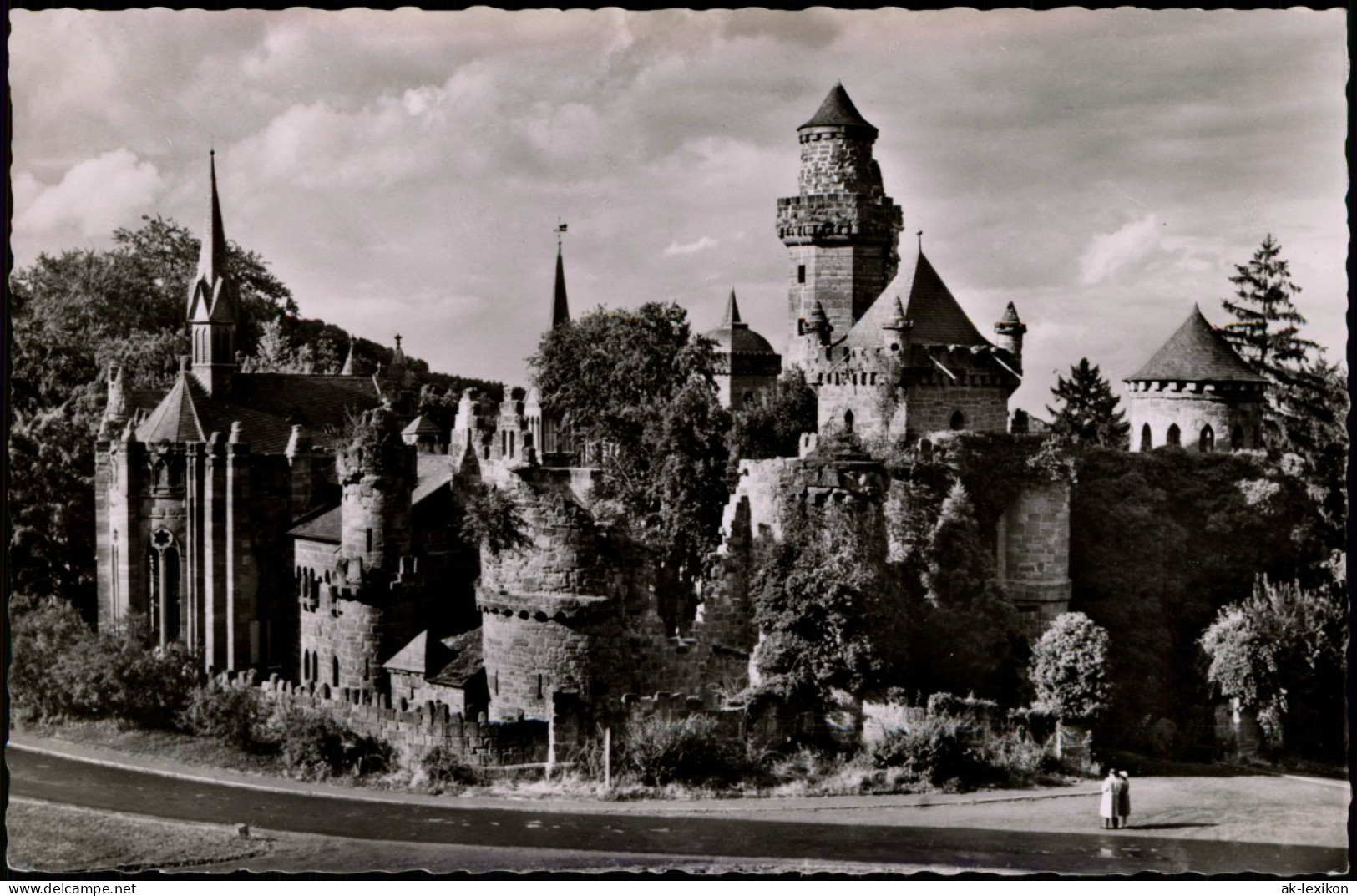 Ansichtskarte Bad Wilhelmshöhe-Kassel Cassel Löwenburg - Fotokarte 1961 - Kassel