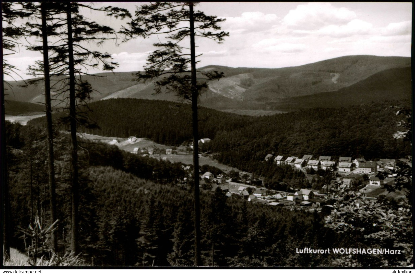 Ansichtskarte Wolfshagen (Harz) Blick Auf Die Stadt 1971 - Other & Unclassified