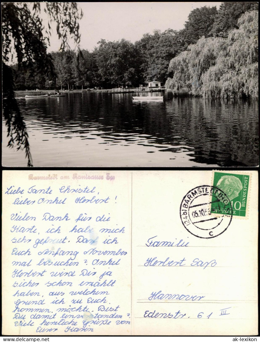 Ansichtskarte Bad Bramstedt Am See - Bootsanleger 1956 Privatfoto - Other & Unclassified