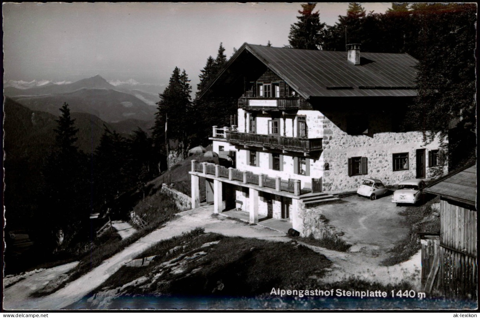 Waidring In Tirol Alpengasthof Steinplatte 1440 M - Fotokarte 1959 - Otros & Sin Clasificación