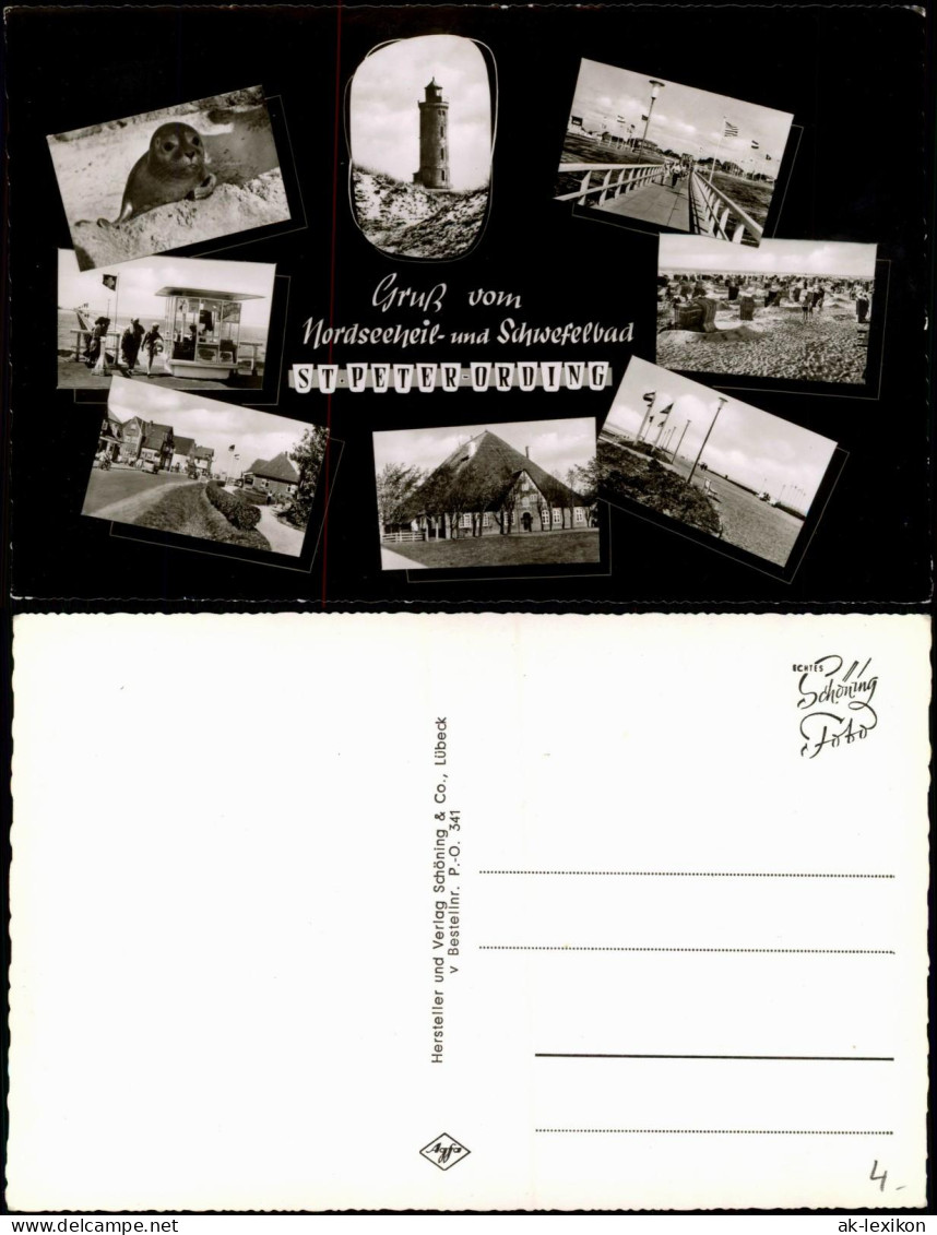 Ansichtskarte St. Peter-Ording Robbe, Strand, Straße Kiosk 1969 - Andere & Zonder Classificatie