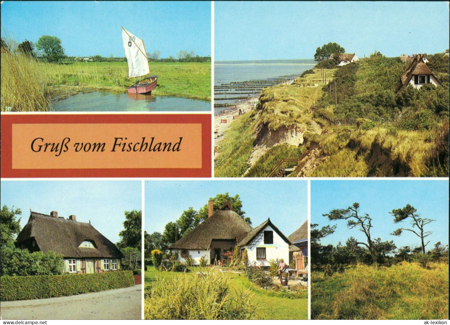 Fischland Ahrenshoop MB Hohes Ufer, Wustrow - Fischerkaten   2,  1988 - Andere & Zonder Classificatie