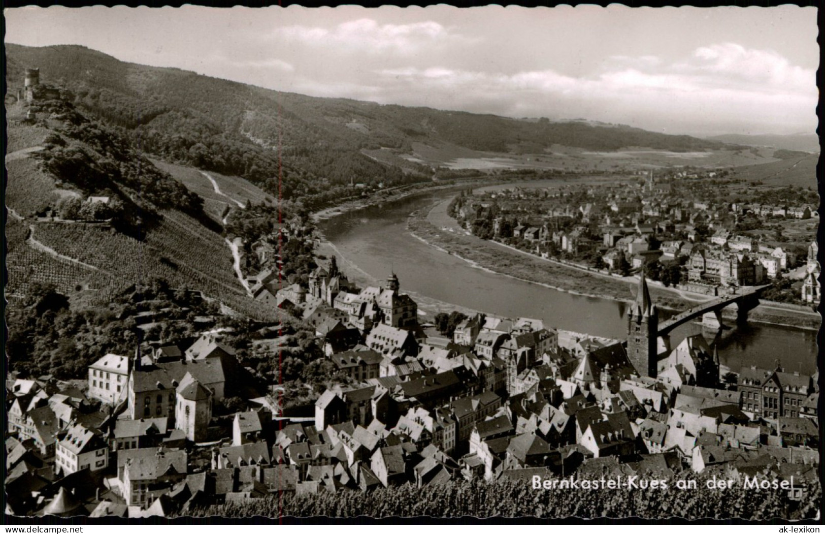 Ansichtskarte Bernkastel-Kues Berncastel-Cues Blick Auf Die Stadt 1962 - Bernkastel-Kues