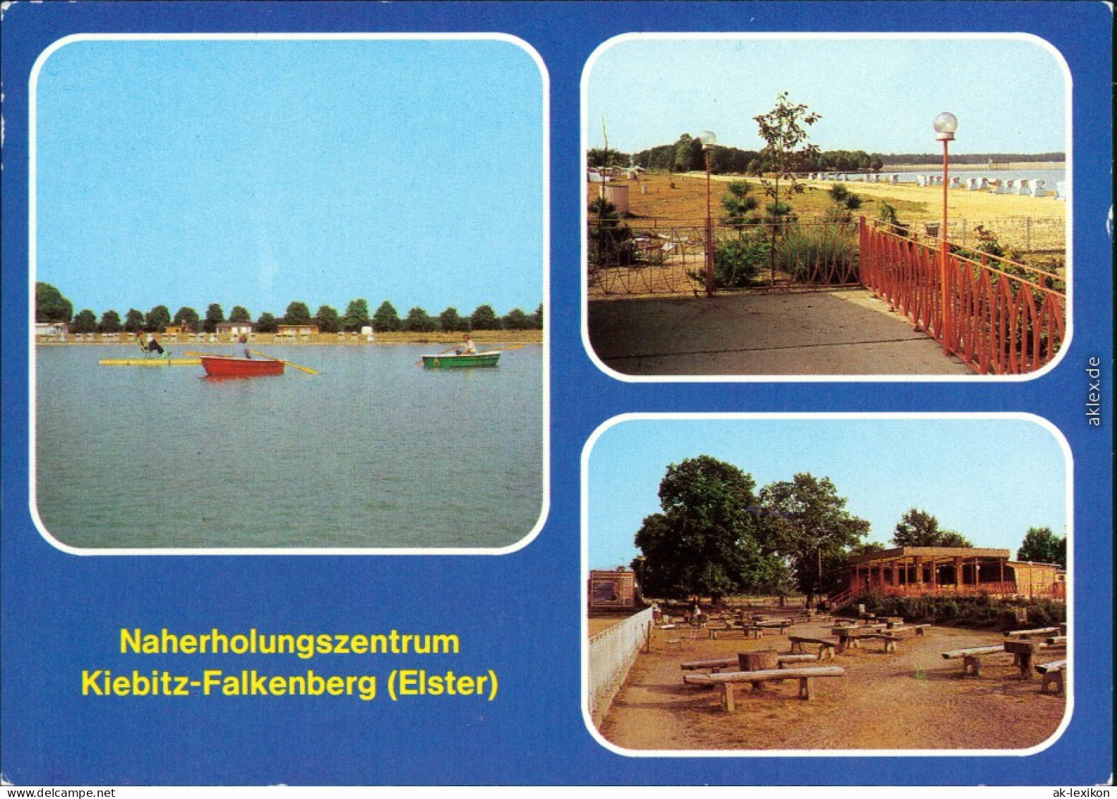 Ansichtskarte Falkenberg (Elster) Naherholungszentrum Kiebitz-Falkenberg 1984 - Falkenberg