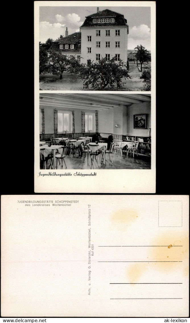 Ansichtskarte Schöppenstedt Jugendbildungsstätte 2 Bild 1963 - Other & Unclassified