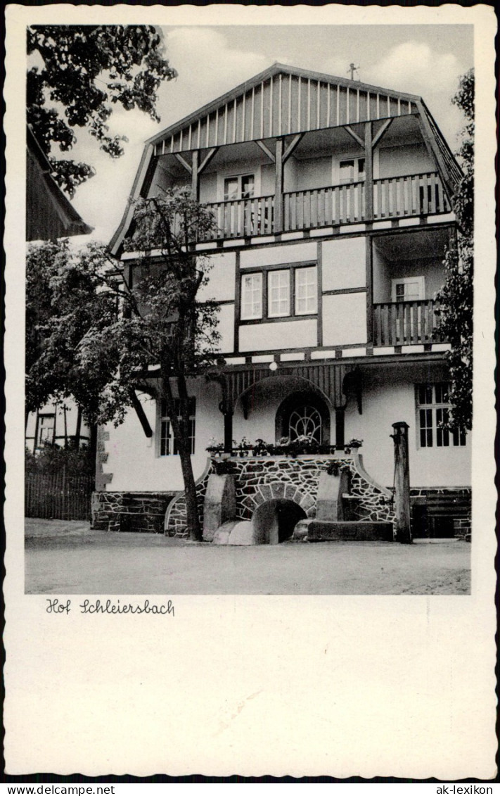 Ansichtskarte Fränkisch-Crumbach Hof Schleiersbach 1958 - Andere & Zonder Classificatie