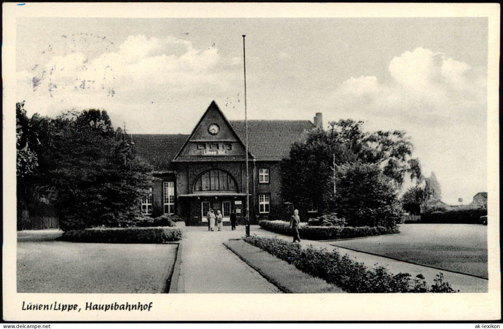 Ansichtskarte Lünen (Westfalen) Hauptbahnhof 1962 - Other & Unclassified