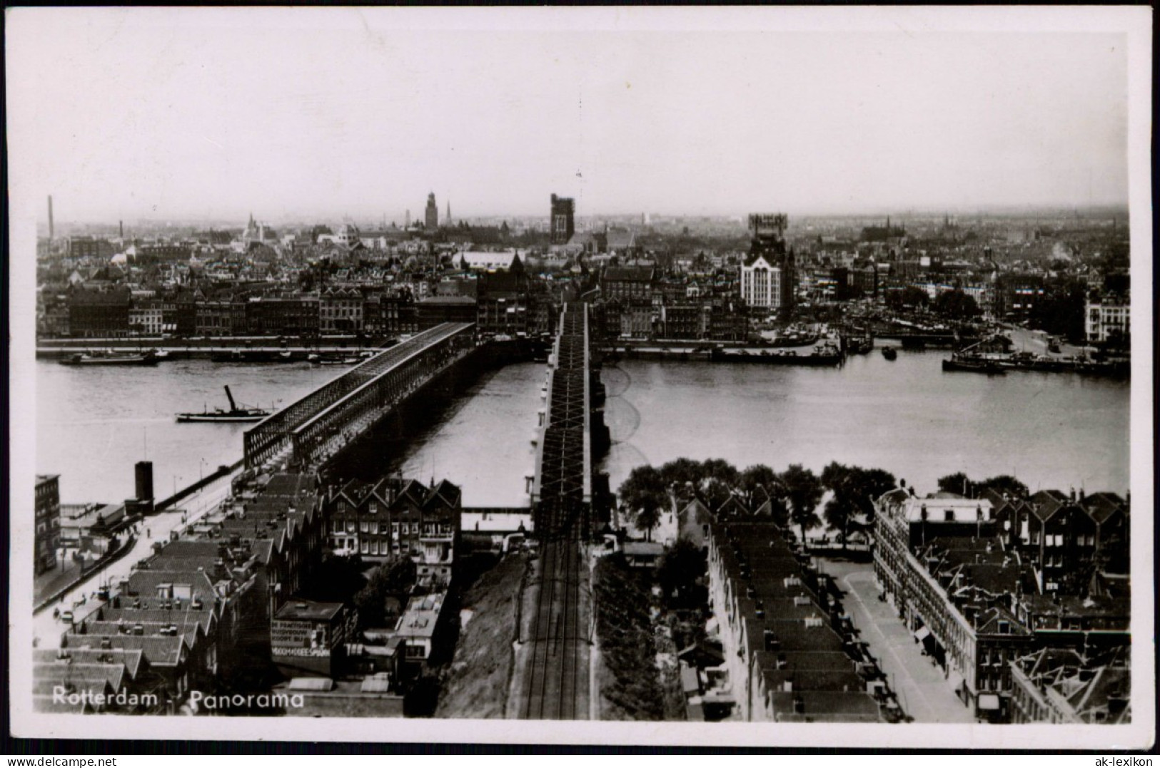 Postkaart Rotterdam Rotterdam Blick über Die Stadt - Fotokarte 1963 - Rotterdam