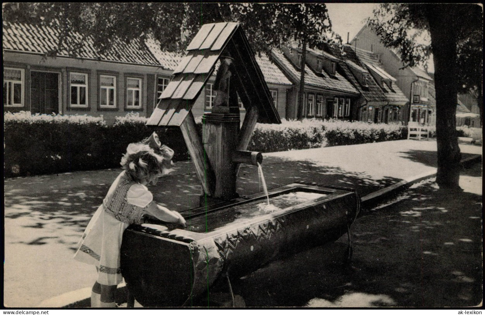 Sankt Andreasberg-Braunlage Brunnen In Der Schützenstraße 1960 - St. Andreasberg