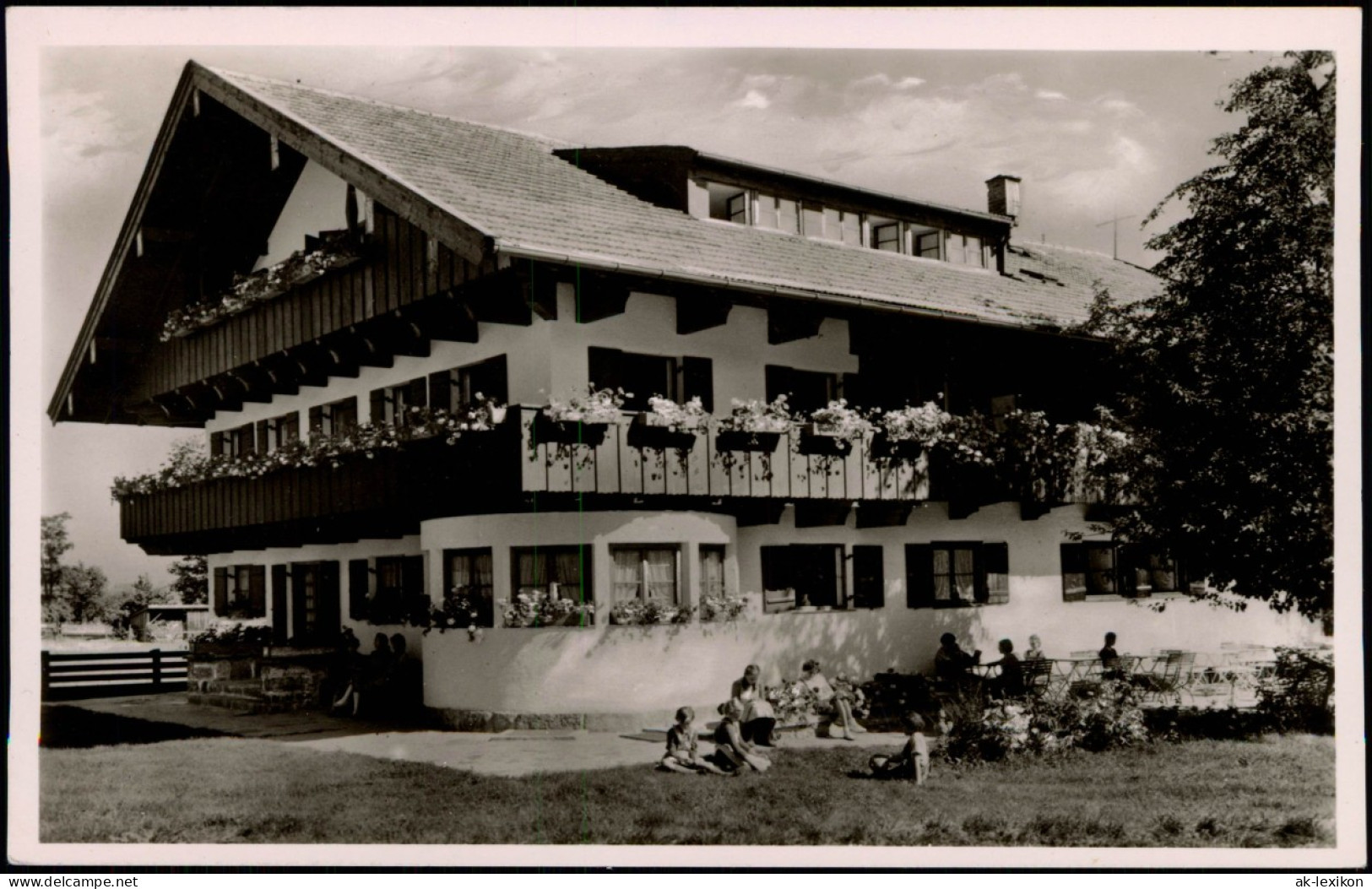 Ansichtskarte Bad Wiessee Kinderkurheim Siemens-Schuckert Am Tegernsee 1952 - Bad Wiessee