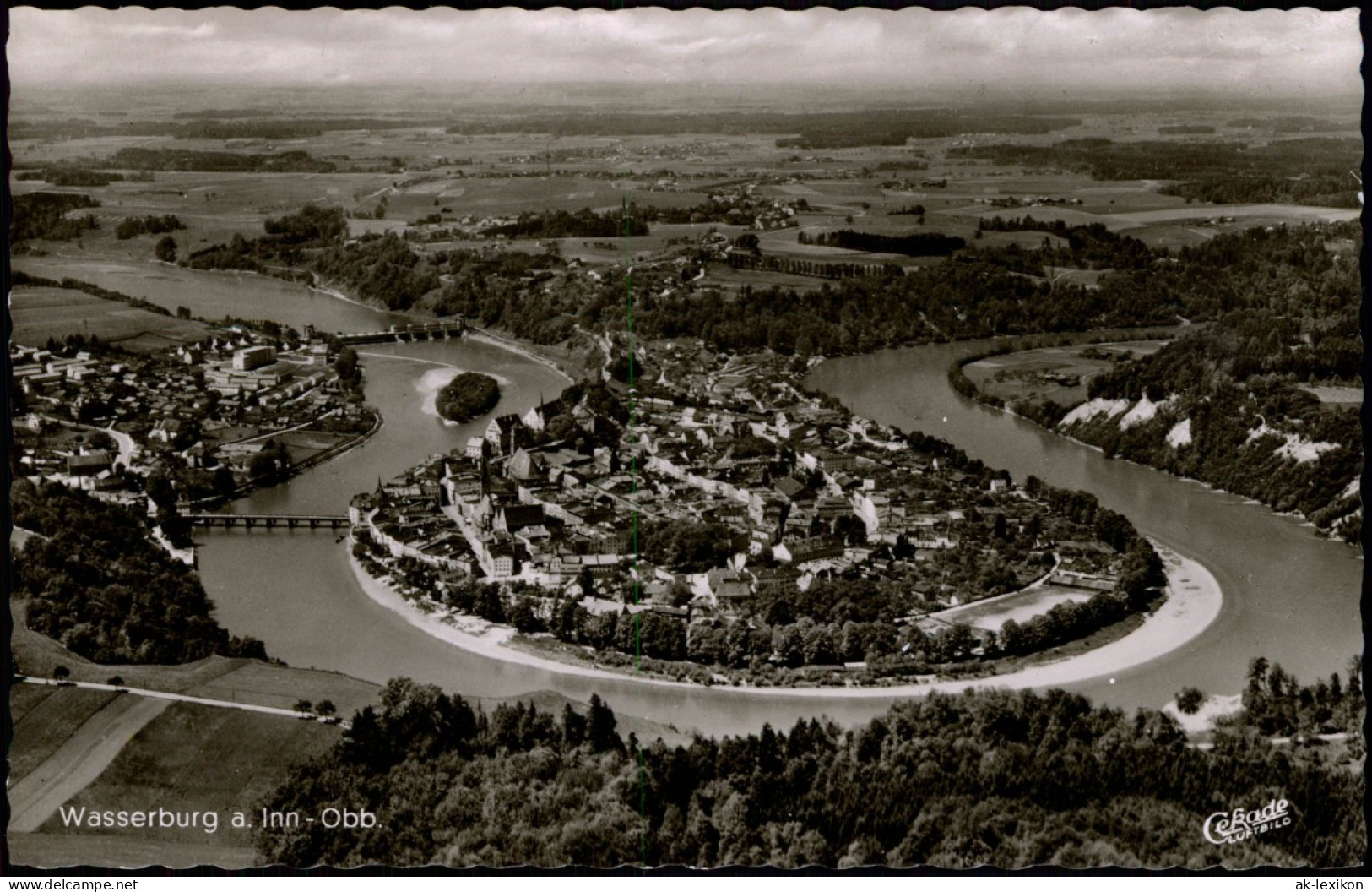 Ansichtskarte Wasserburg Am Inn Wasserburg A. Inn Luftbild Luftaufnahme 1959 - Wasserburg A. Inn