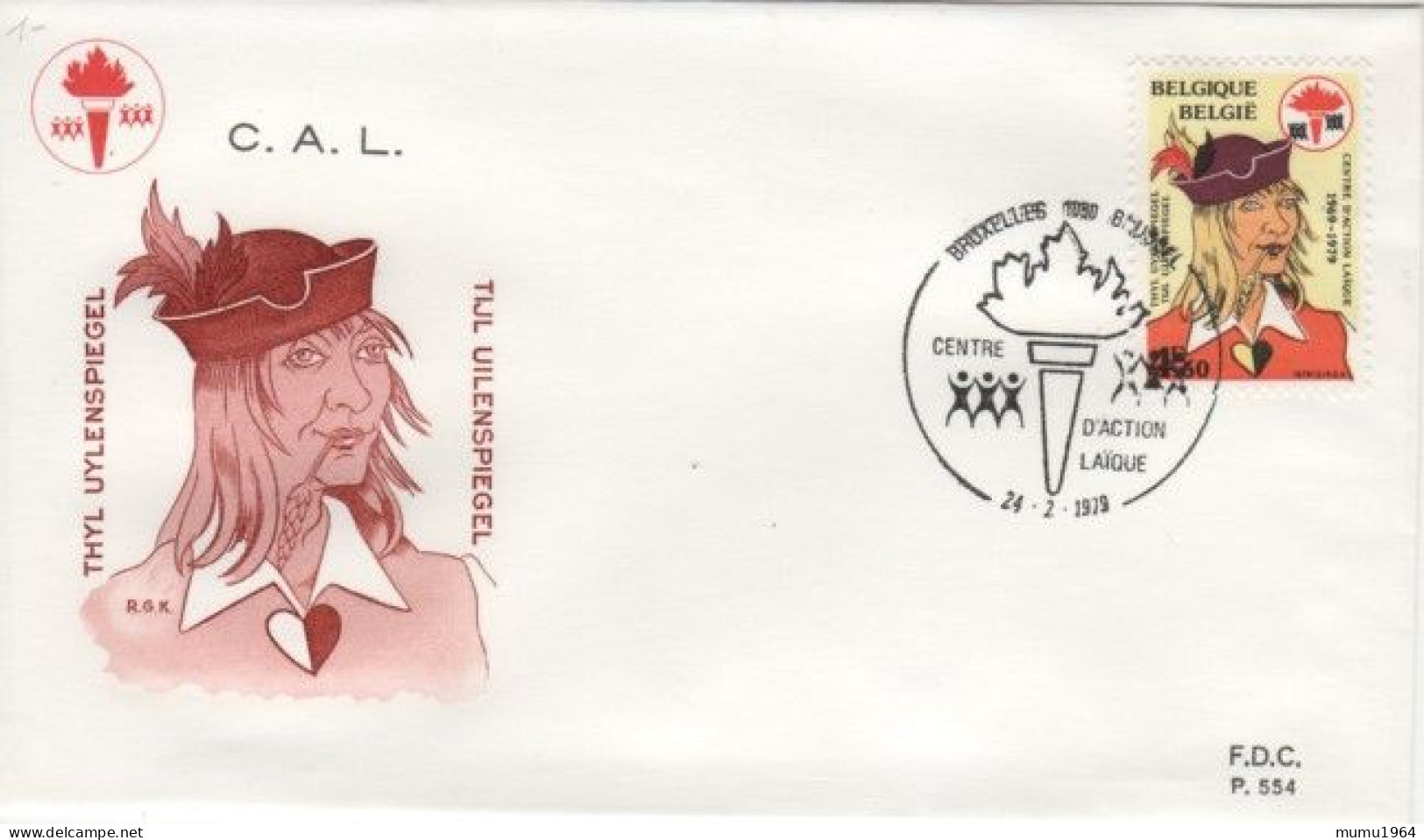 COB - FDC N° 554 - Timbre N° 1923 - 1971-1980