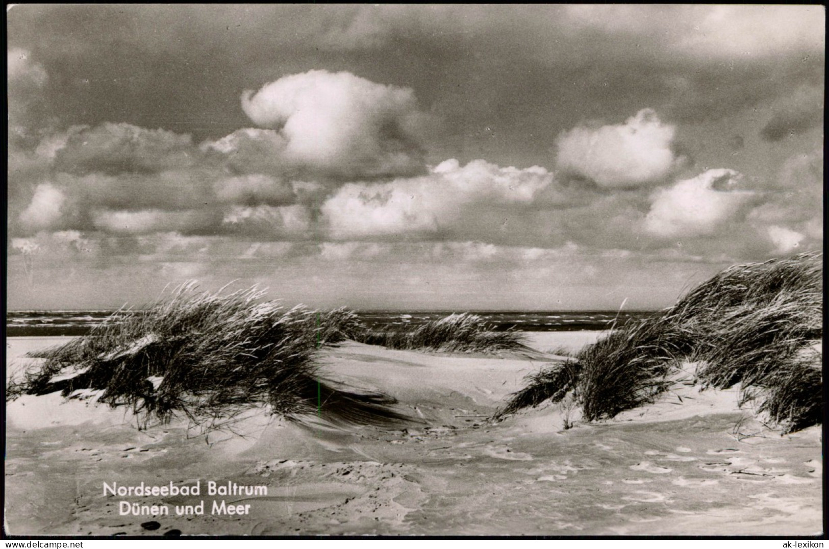 Ansichtskarte Baltrum Nordseebad Dünen Und Meer Nordsee Strand 1960 - Autres & Non Classés