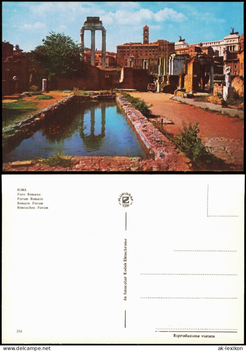 Cartoline Rom Roma Foro Romano Römisches Forum 1970 - Sonstige & Ohne Zuordnung