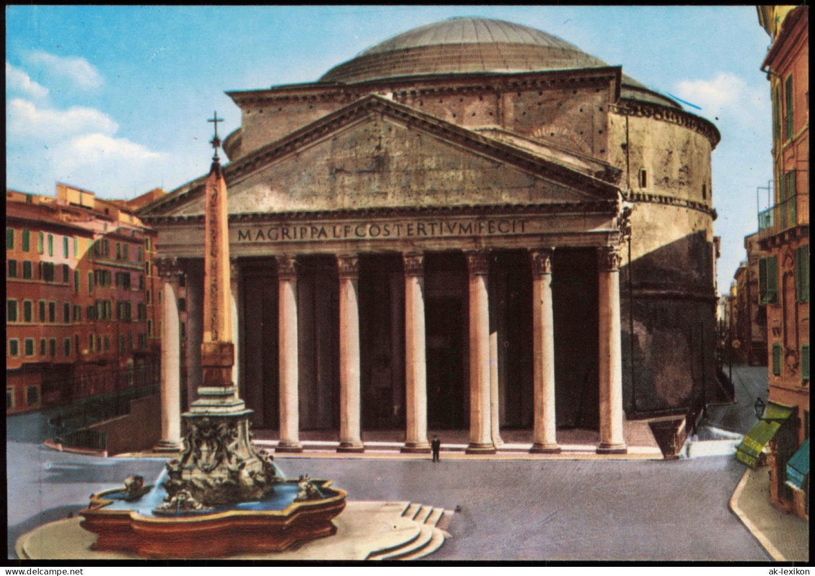 Cartoline Rom Roma Le Panthéon The Pantheon Das Pantheon 1970 - Otros & Sin Clasificación