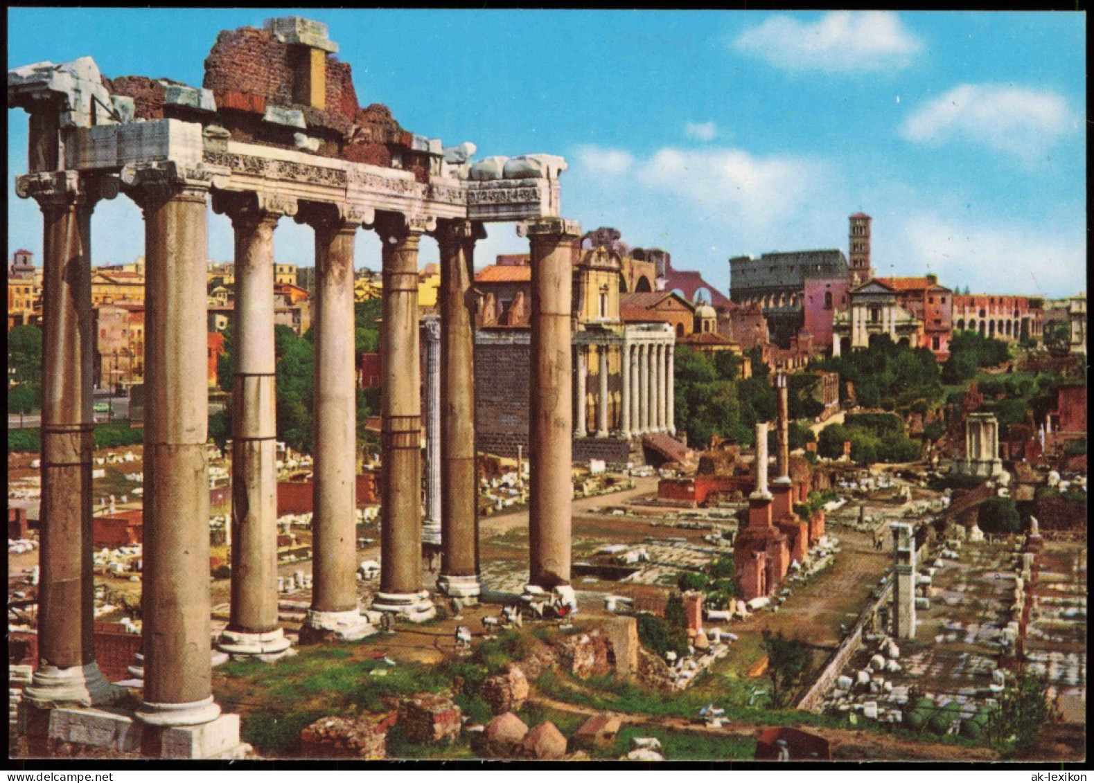 Cartoline Rom Roma Foro Romano Forum Romain Römisches Forum 1970 - Andere & Zonder Classificatie