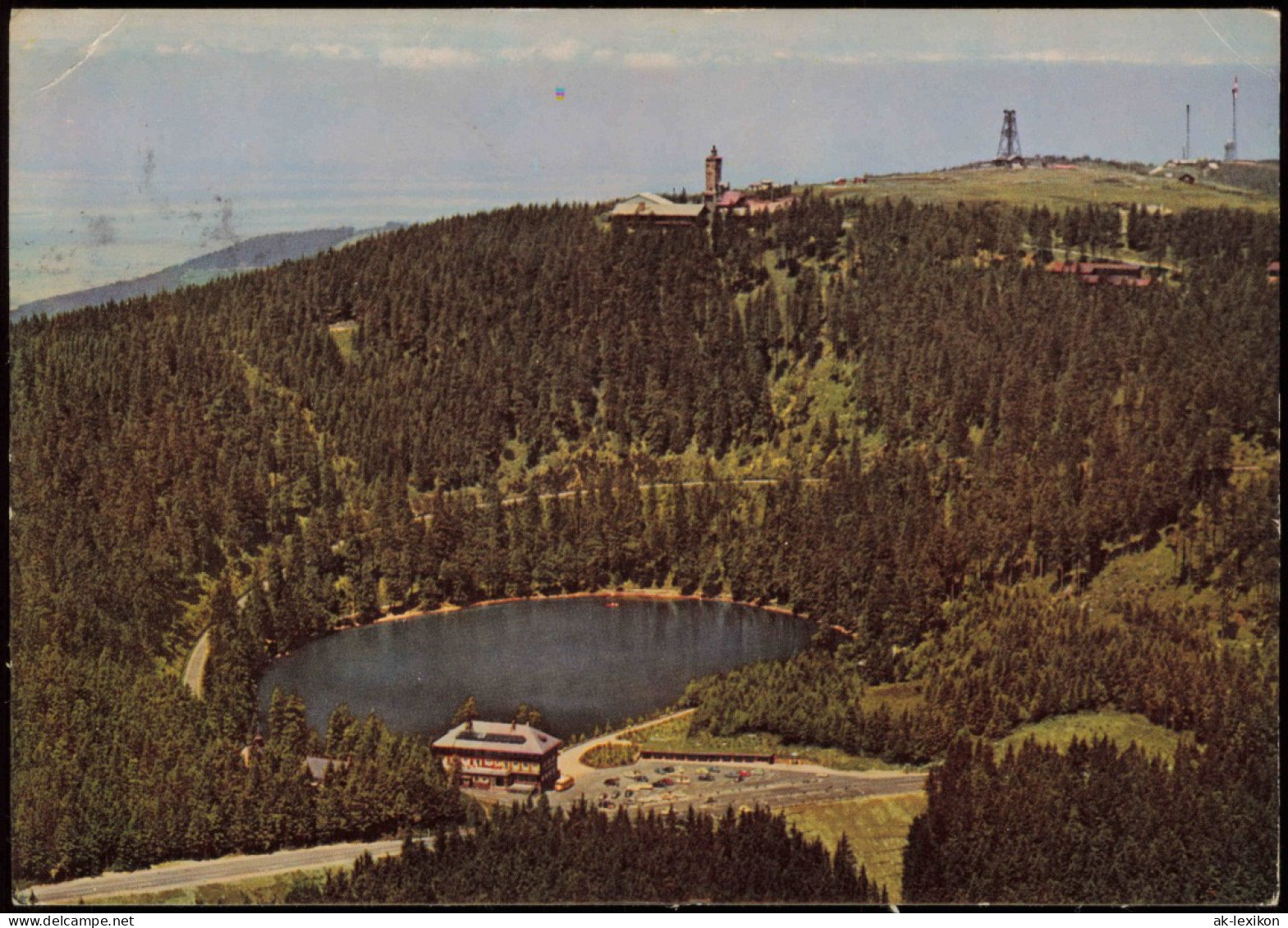 Ansichtskarte Achern BERGHOTEL MUMMELSEE MIT HORNISGRINDE 1971 - Achern