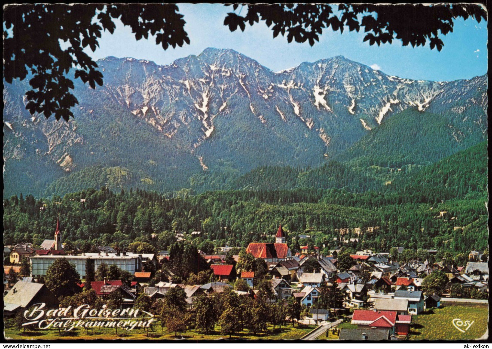 Bad Goisern Am Hallstättersee Panorama-Ansicht Blick Zum Kalm-Berg 1988 - Autres & Non Classés
