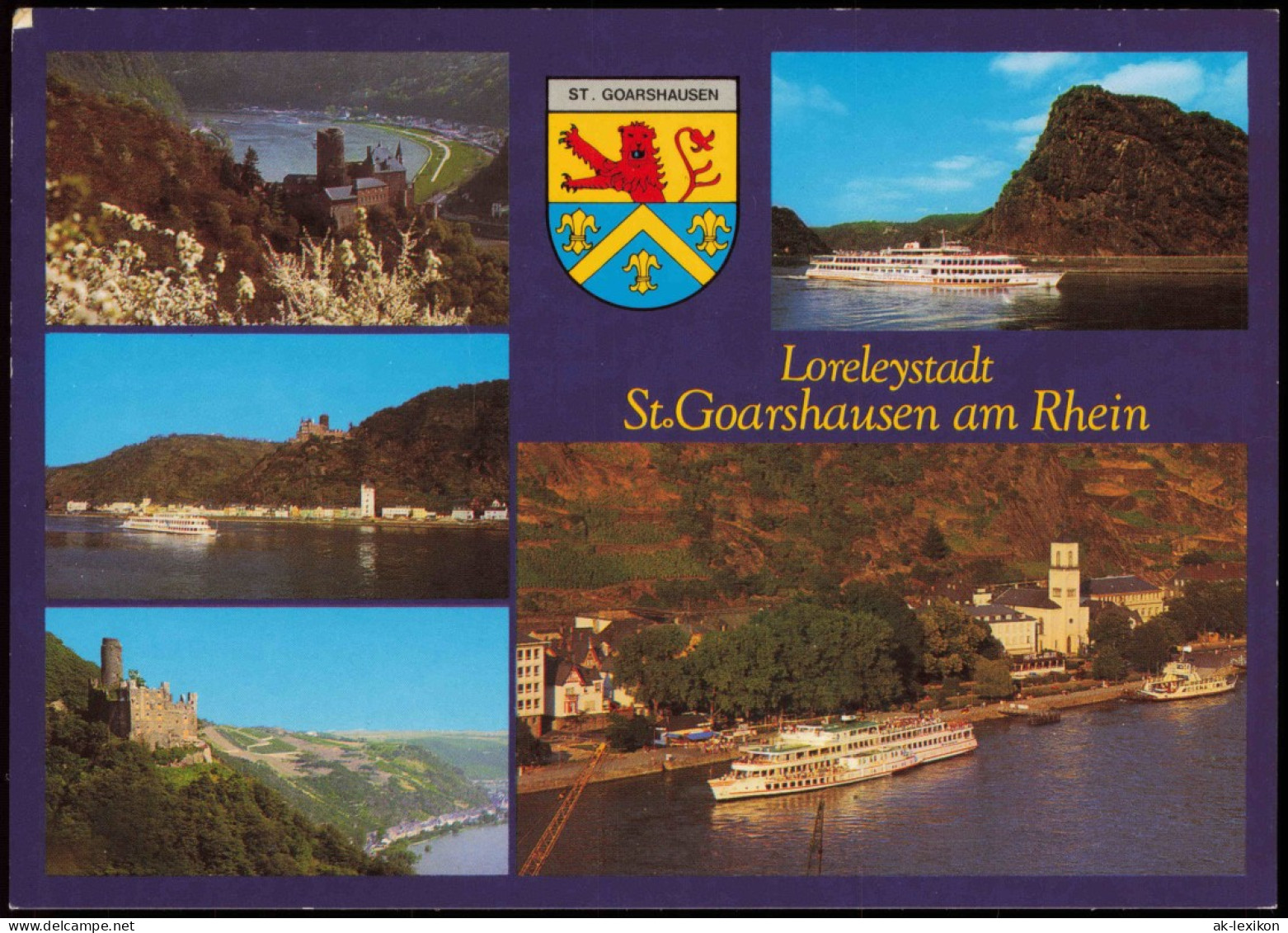 Ansichtskarte St. Goarshausen Mehrbildkarte, Rhein-Ansichten 1970 - Altri & Non Classificati
