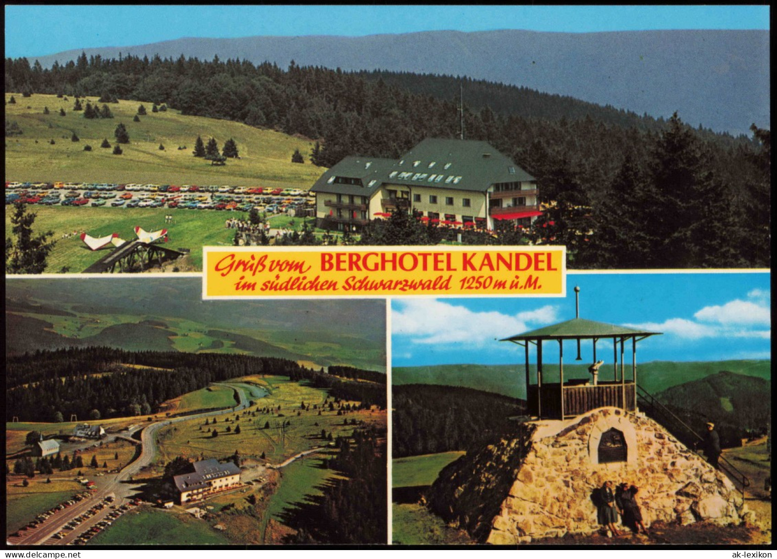 .Baden-Württemberg Gruß Vom BERGHOTEL KANDEL Im Südlichen Schwarzwald 1980 - Otros & Sin Clasificación