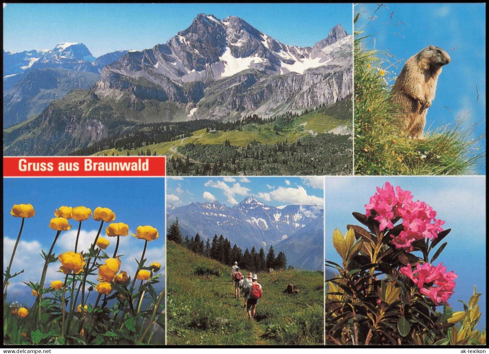 Ansichtskarte Braunwald GL Gruss Aus Braunwald (Mehrbildkarte) 2000 - Autres & Non Classés