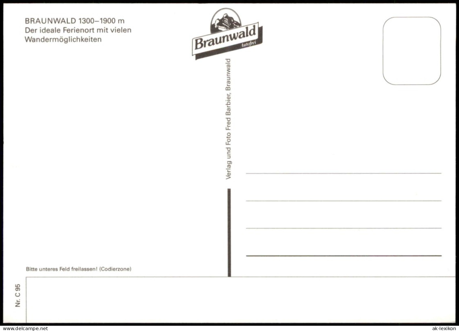 Ansichtskarte Braunwald GL Gruss Aus Braunwald (Mehrbildkarte) 2000 - Otros & Sin Clasificación