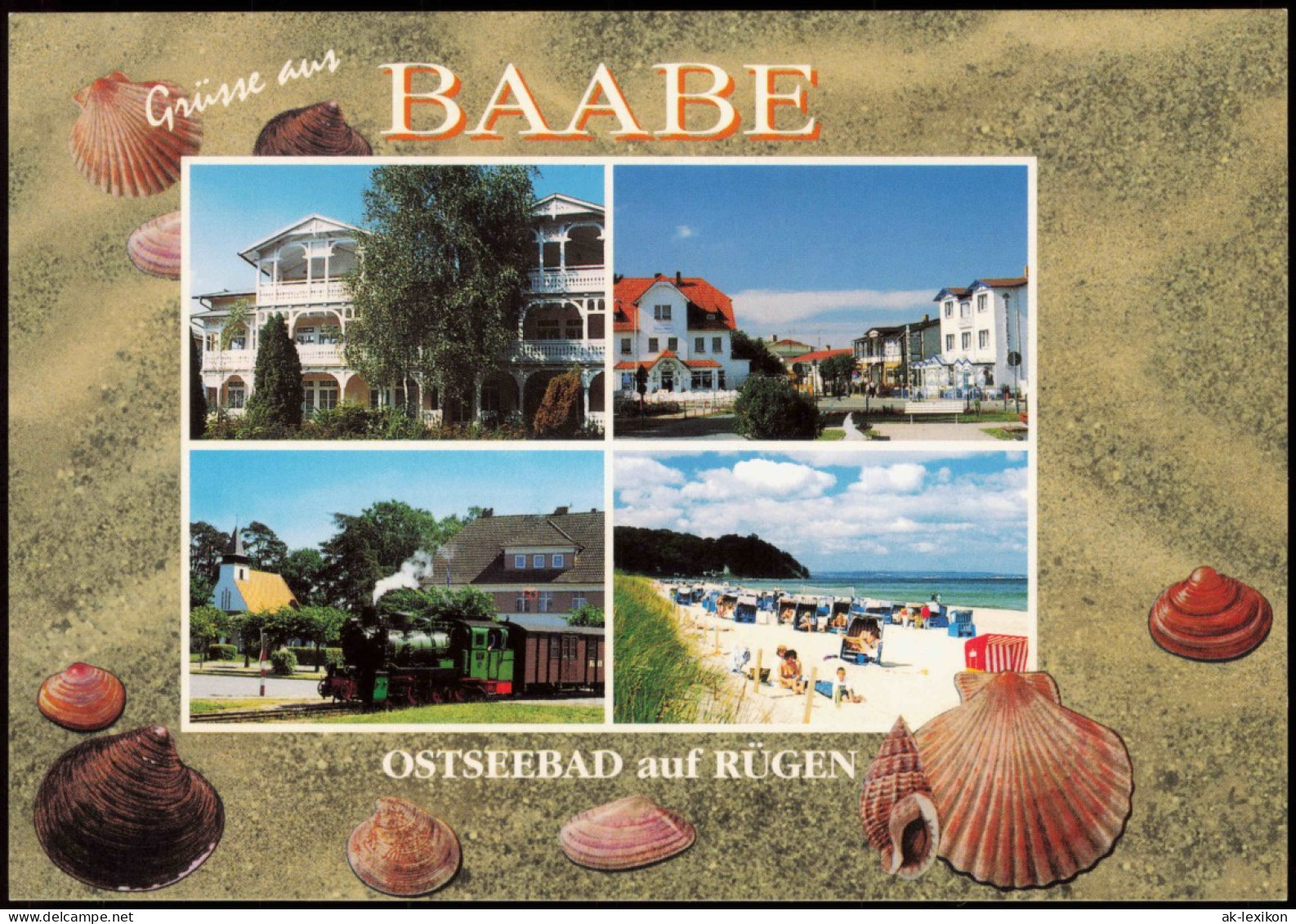 Ansichtskarte Baabe Stadtteilansichten OSTSEEBAD Auf RÜGEN 1990 - Sonstige & Ohne Zuordnung