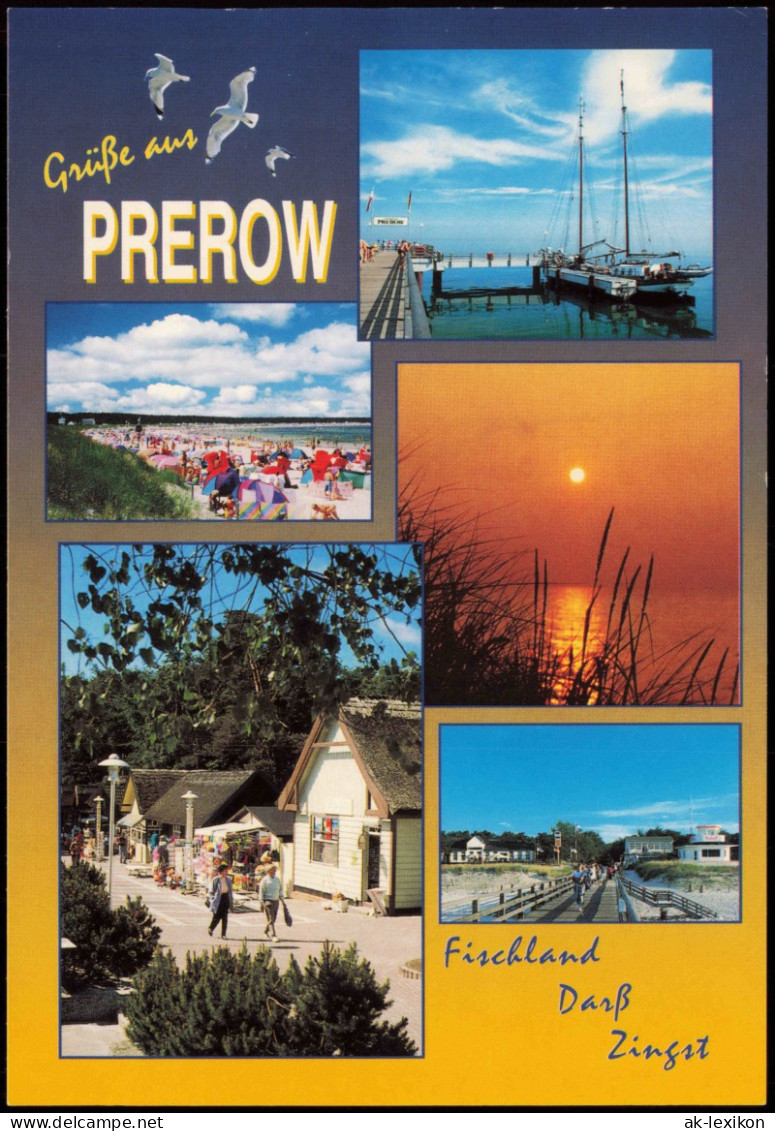 Prerow Mehrbildkarte Fischland-Darß-Zingst Mecklenburg-Vorpommern 1990 - Seebad Prerow